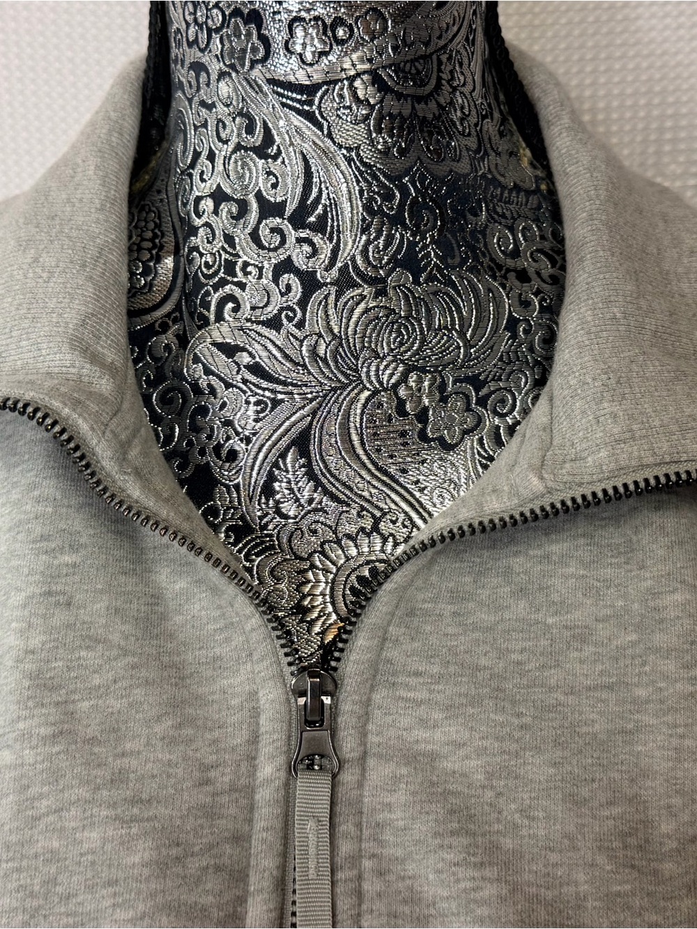 JoyLab Light Gray Half-Zip Sweatshirt - Picture 4 of 11